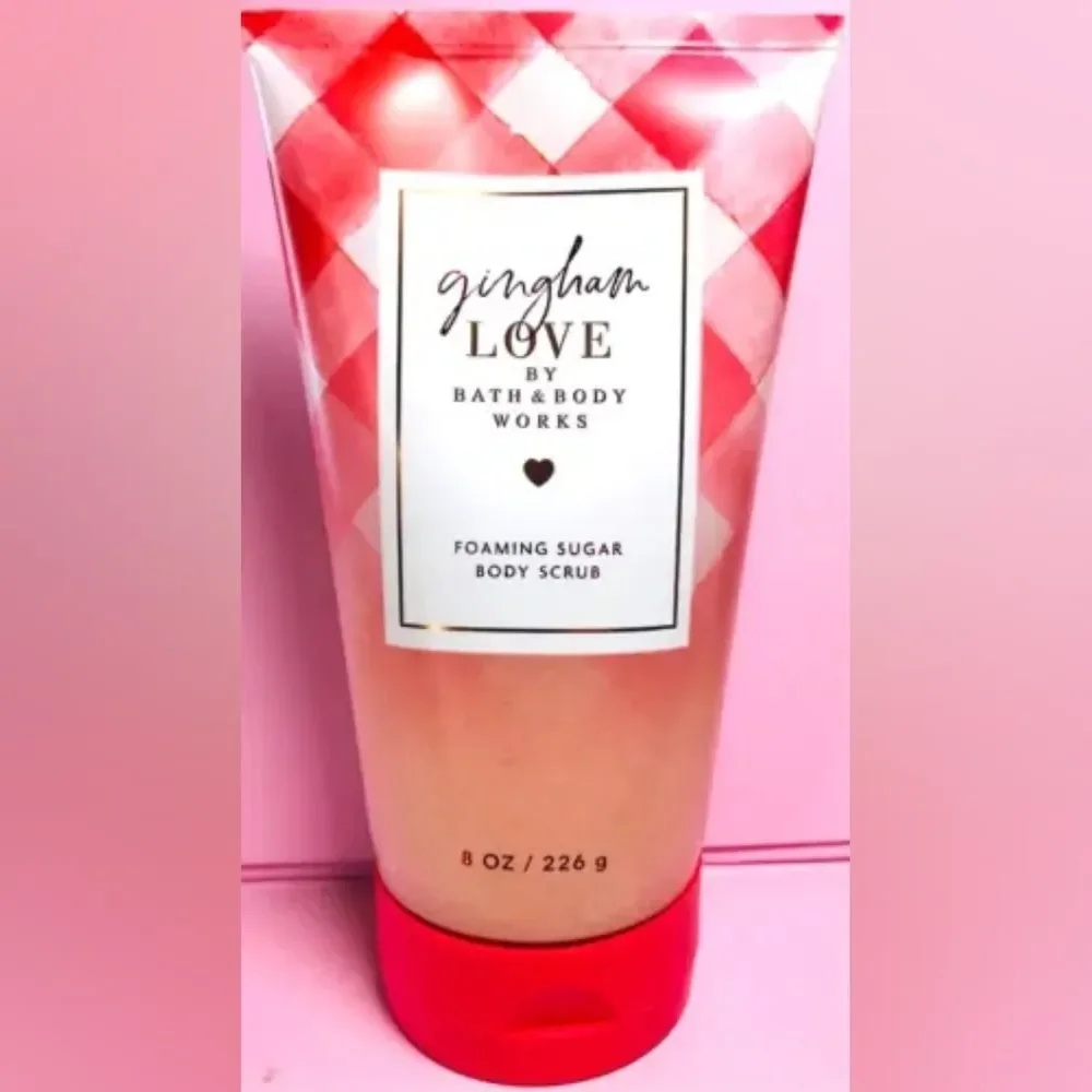 Bundle Bath & Body Works Gingham Love Foaming Sugar Body Scrub & Shower Gel